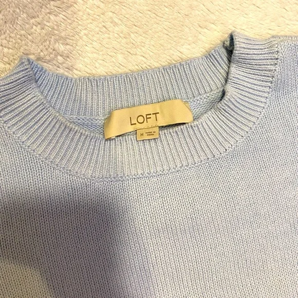 Loft puff sleeve ombré sweater - Picture 3 of 7